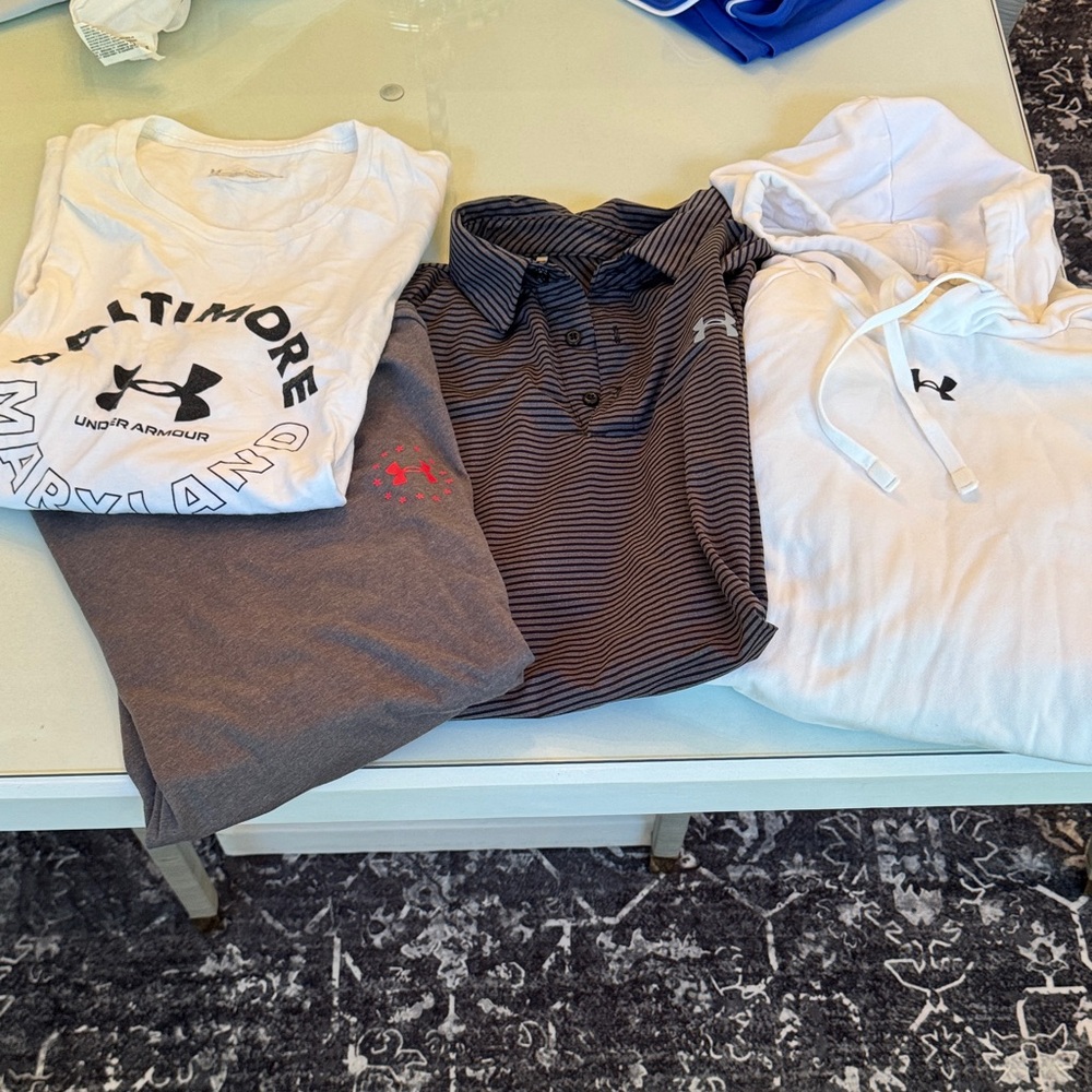 Under Armour men’s shirt bundle under armour polo sweatshirt t-shirt shirt bundl